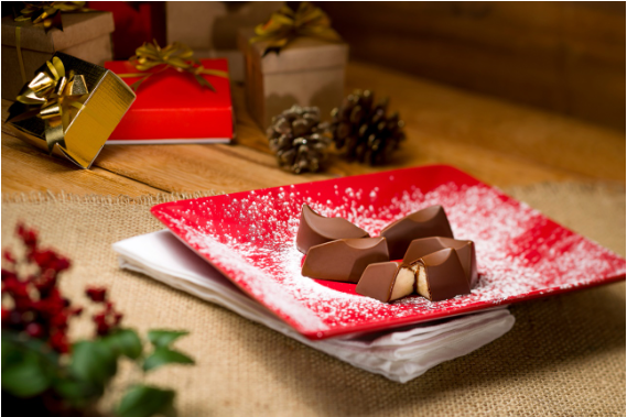 bombons natalinos selecta chocolates duas rodas
