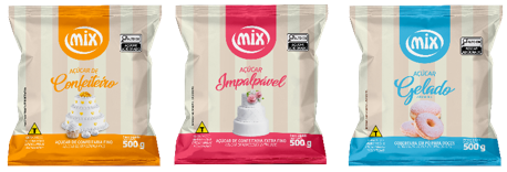 Pack de açucares Mix Ingredientes com embalagens menores