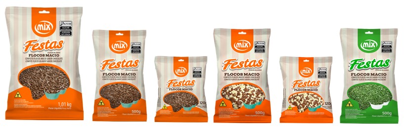 Confeitos Flocos Macio